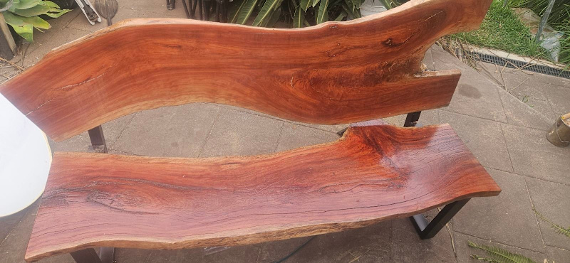 ironbark live edge Bench seat62863380335106113