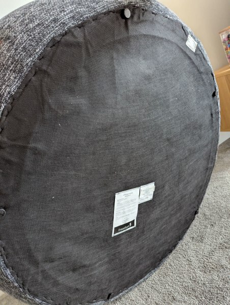 Freedom Furniture Large Oversized Round Slate Ottoman62863412170627113