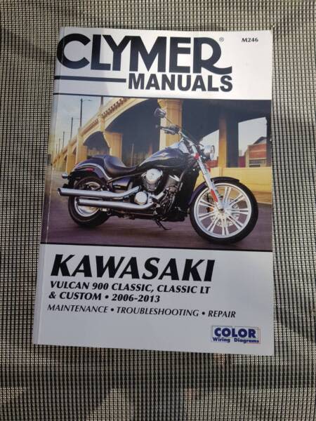 Clymer Manuals M246; Manual Kawasaki Vulcan 900 