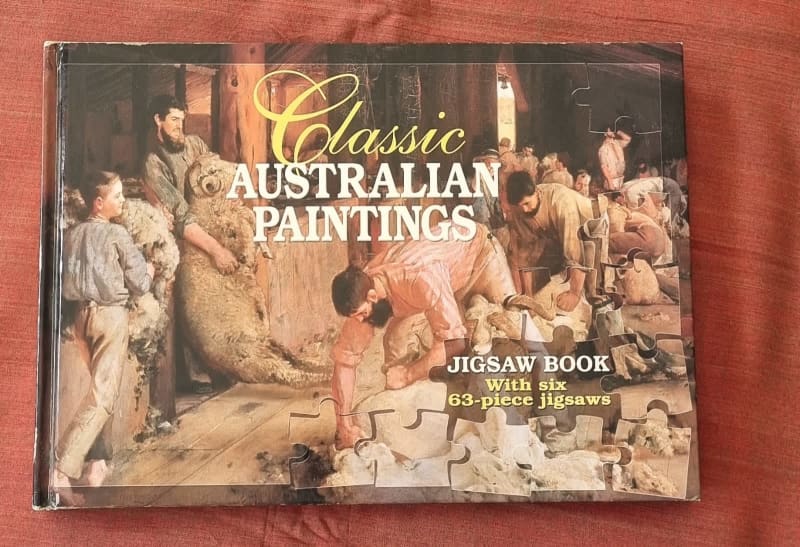 【希少品】Australian Paintings Jigsaw Book 希少品】Australian Paintings Jigsaw Book 希少品】Australian