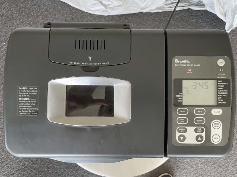 breville bread maker manual bbm600