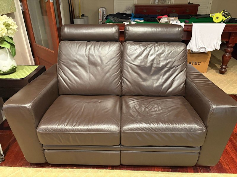 Leather Chocolate Recliner Lounges62863385101441113