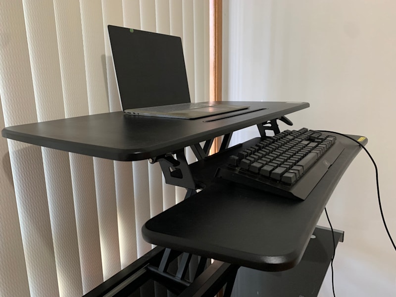 Stilford Professional Sit Stand Desk 890mm Black62863381550082111