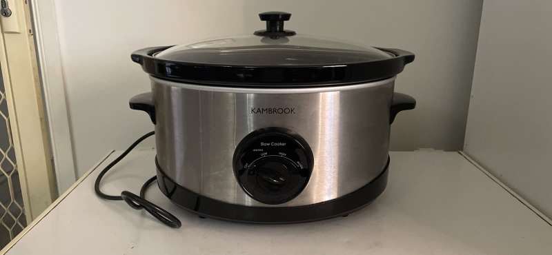 kambrook deluxe 6l slow cooker