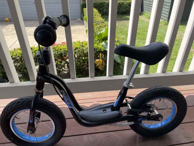 puky balance bike blue