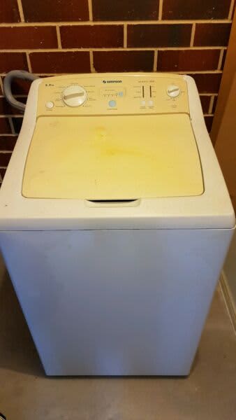 simpson eziset 550 top loader washing machine