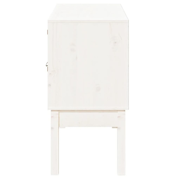 Sideboard White 110x40x78 cm Solid Wood Pine62863374021891112