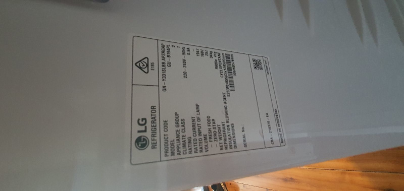 LG Fridge like new630221805326091112