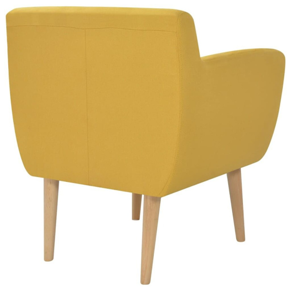 Armchair Yellow Fabric62863380717442113