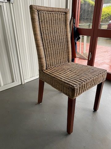 hi back wicker dining chairs 62863379227137111