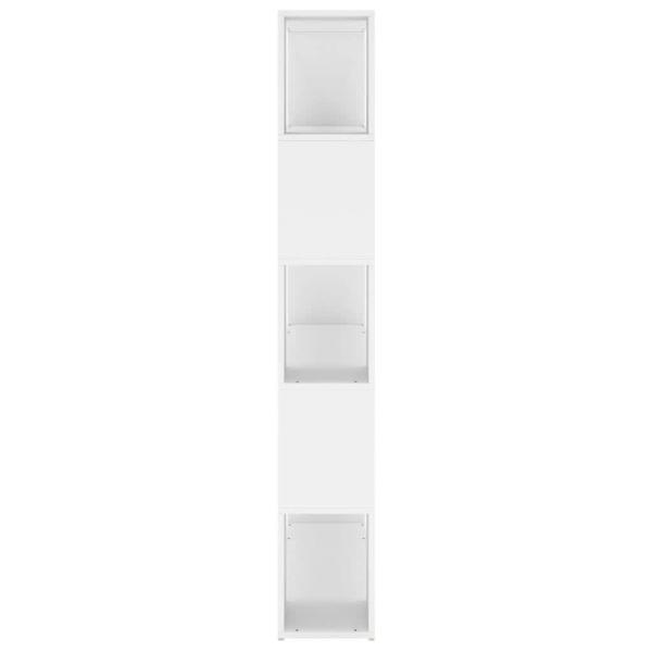 Book Cabinet Room Divider White 100x24x155 cm Engineered Wood62864722863489111