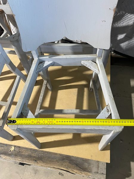 Set of 4 art deco dining chairs, frames only, suit restoration62864722902914111