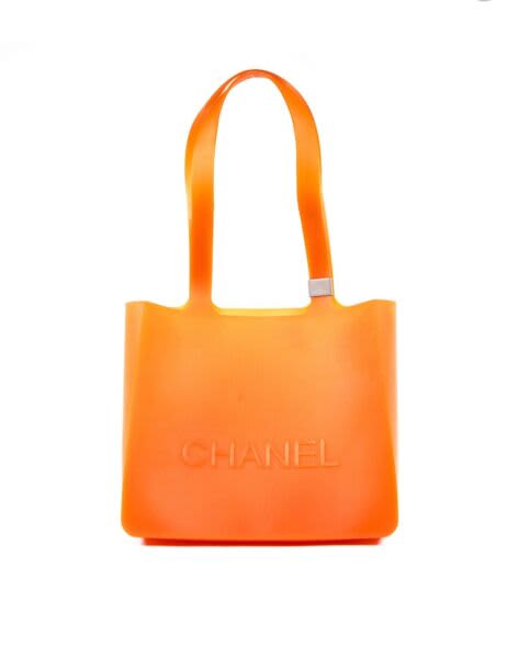 Authentic Chanel Orange Jelly Tote Logo Bag $690 | Bags | Gumtree Australia  Hawkesbury Area - Richmond | 1289680128