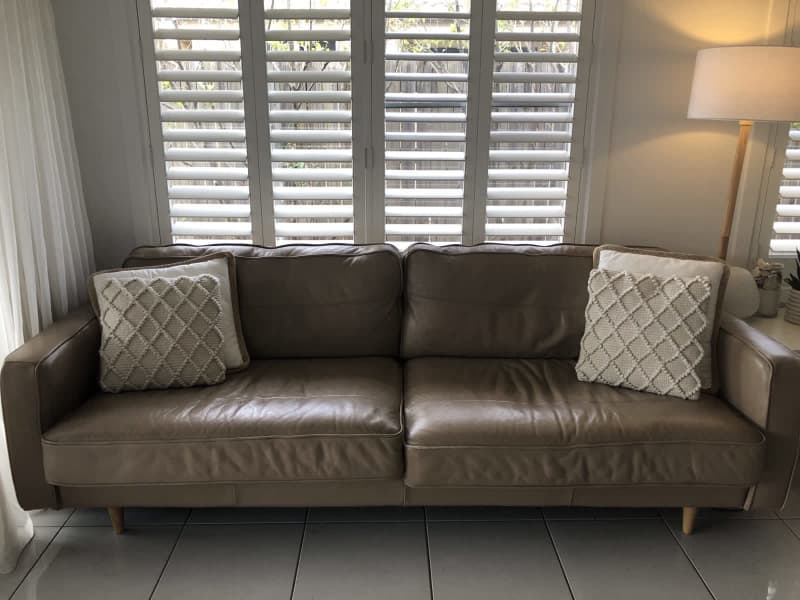 Tan Leather Sofa Gumtree Melbourne Baci Living Room