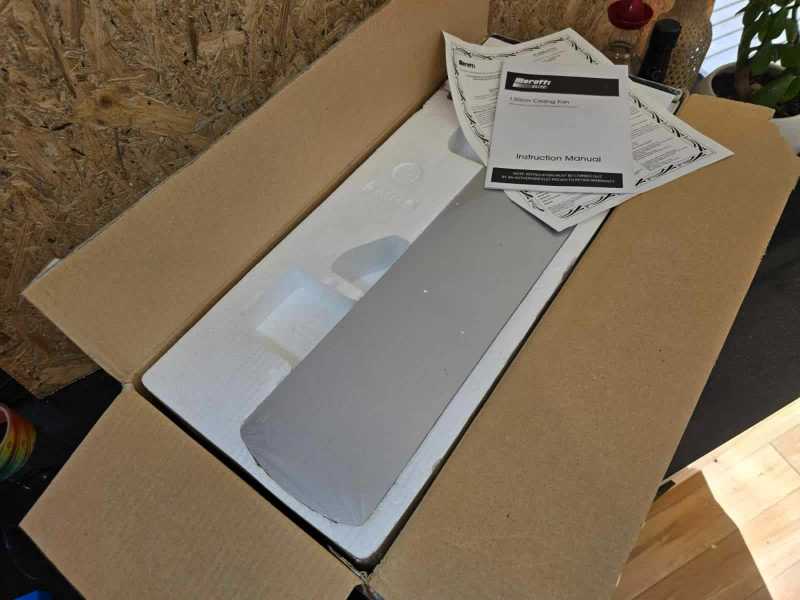 Moretti Panama Ceiling Fan 130cm 52 Inch Silver 4 Blade Fan New In Bo63021731238147112