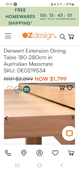 Oz Design Extendable Dining Table & Chairs62863380390145111
