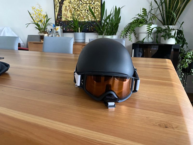 wood snowboard helmet