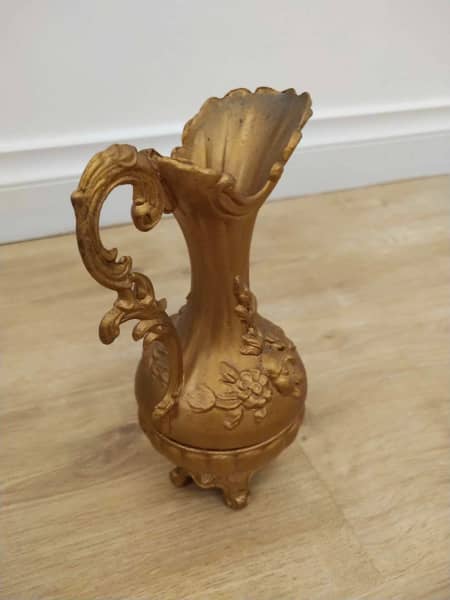 Vintage Brass Pitcher Vase