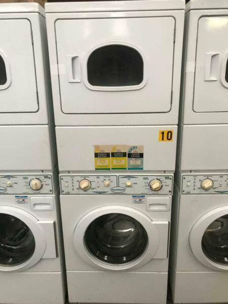 Speed Queen Commercial Stacked Washer Dryer63013785648385112