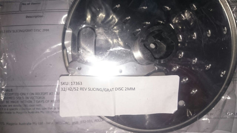 Magimix slicer grater blade 2mm63012444111106119