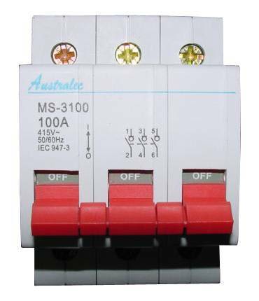 NEW Australec 3 Phase 100A Main Switch630086565578261127