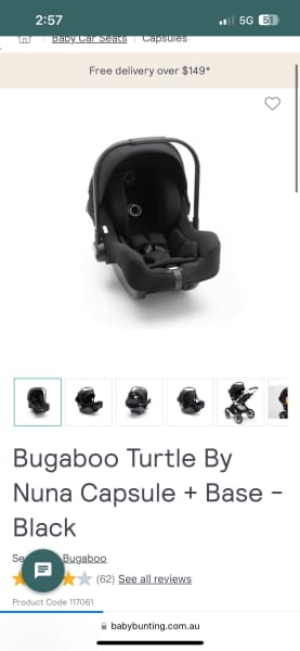 Bugaboo car clearance capsule