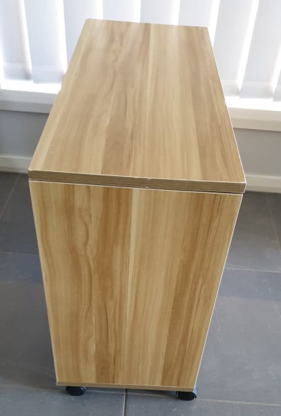 Sofa Side Table & Magazine Shelf with Oak62863410248578112