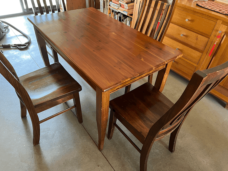 Antique Timber Dinning/Desk Table62863410649857112