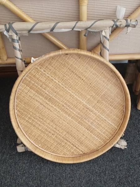 Round Cane Side tables (new x2)62863382198914111