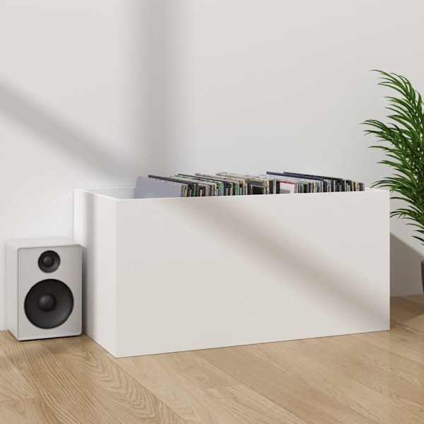 Vinyl Storage Box White 71x34x36 cm Engineered Wood62863374557826112