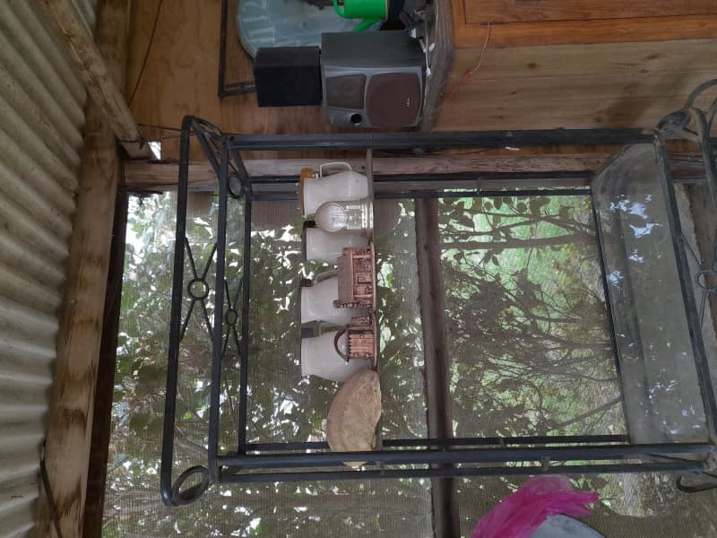 Wrought iron display case62863410562306112