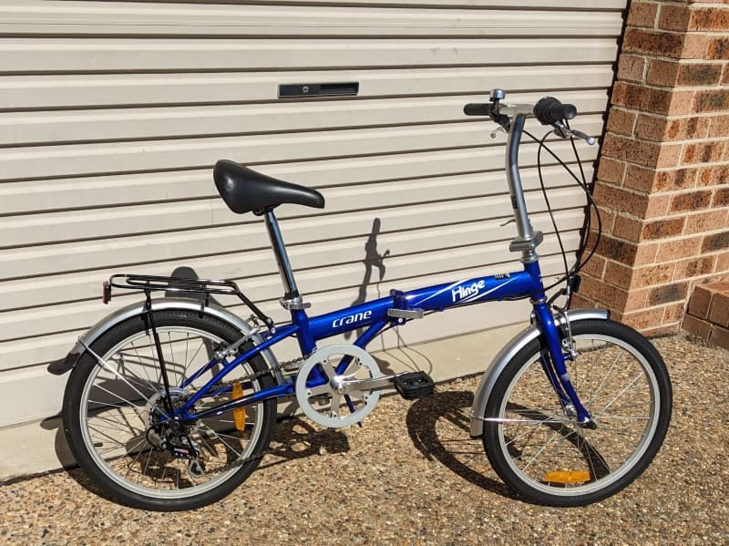 crane hinge folding bike