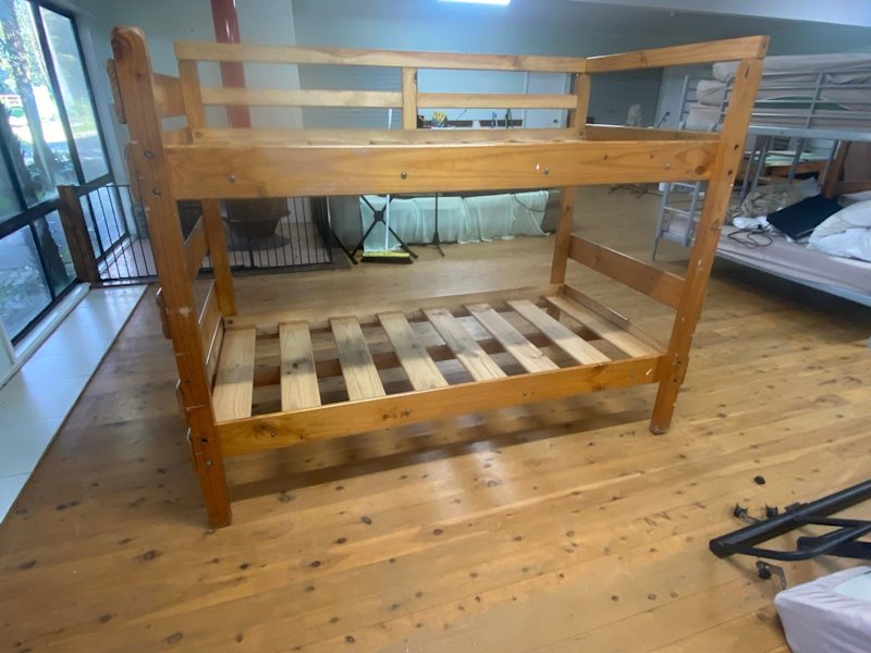 Wooden solid pine bunk bed62863373229059111