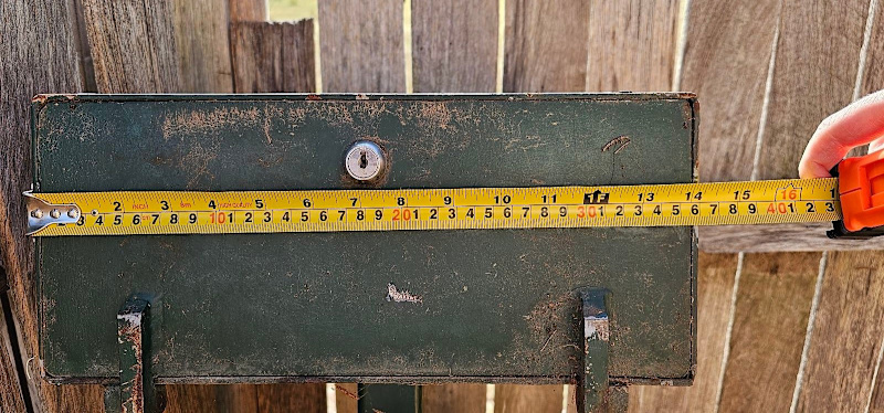 Steel heavy mail box with lock - KALEEN63011558544513113