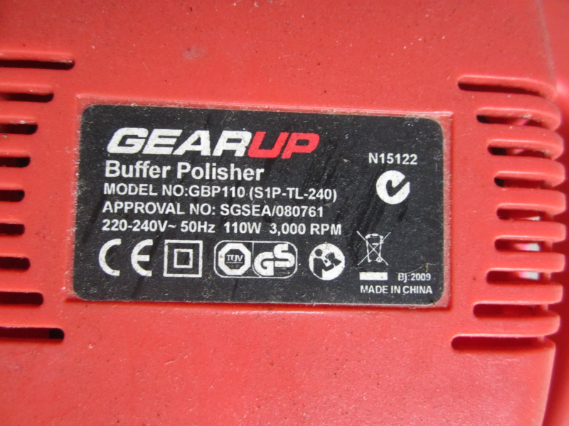 Buffer polisher ,,Gear up62936654810499111