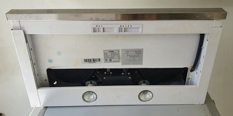 omega 60cm slideout rangehood ort6wxa