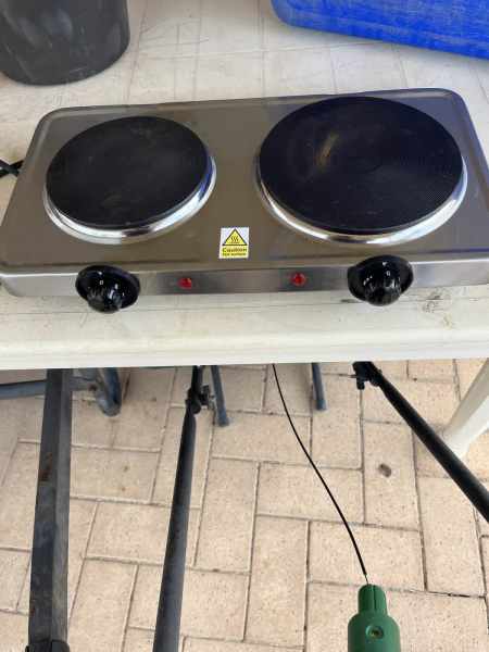 Electric hot plates, used twice,63014238461826111