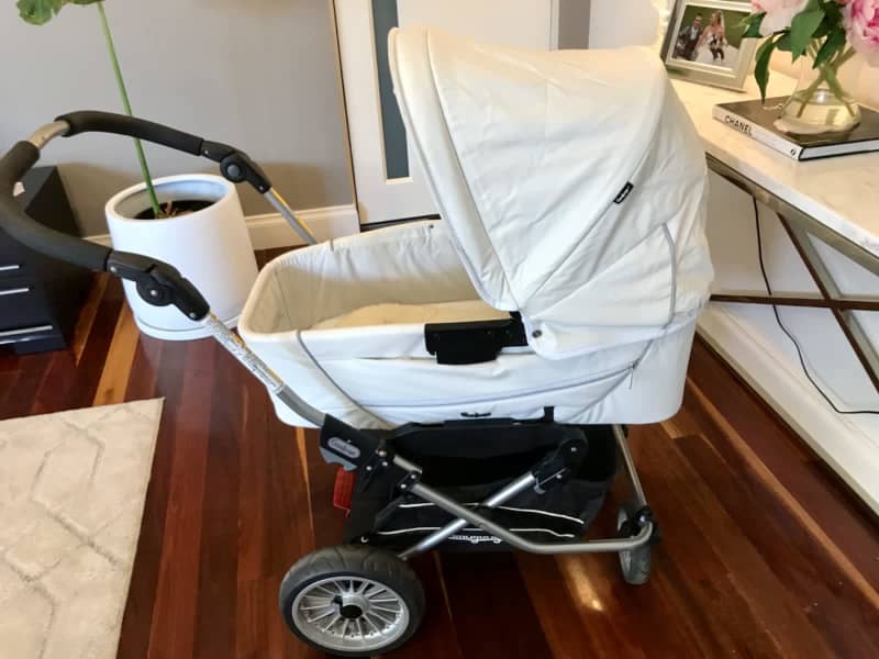 white emmaljunga pram