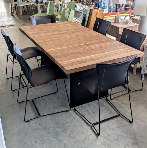 NEW WALTER KNOLL 7PC DINING SET PREMIUIM GERMAN DESIGN $27,49963437624650881114