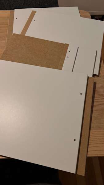 4x Kallax (IKEA) Door Inserts - White62863371435907114