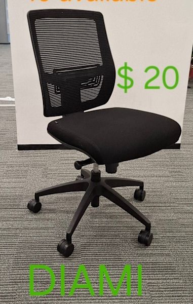 DIAMI office chairs 6 @ $ 20  each work home desk table seat wfh62863412969602115