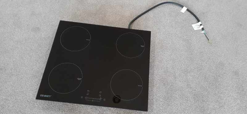 Devanti 60cm Induction Ceramic Cooktop with 4 cooking zones (New)63442713948033110