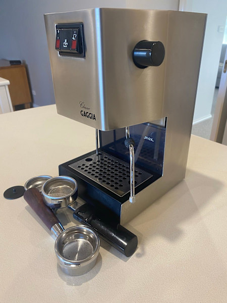 Gaggia Classic espresso machine.63023535860353111