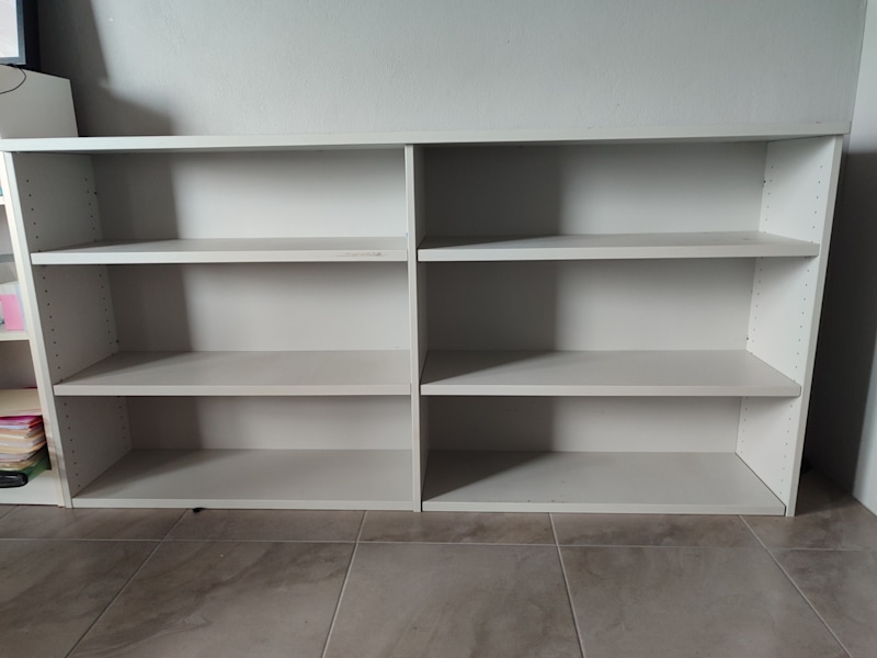 Shelves L:180cm, H:90cm, W:34cm62863840193923112