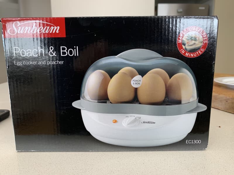 sunbeam poach and boil egg cooker