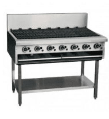 LKKCG12 7 Burner Gas Char Grill - 1200mm - Kitchen Specialist63018173139202119