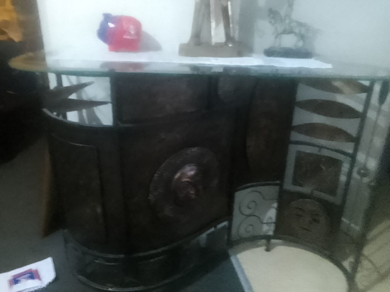 Copper side table 62863410082179113