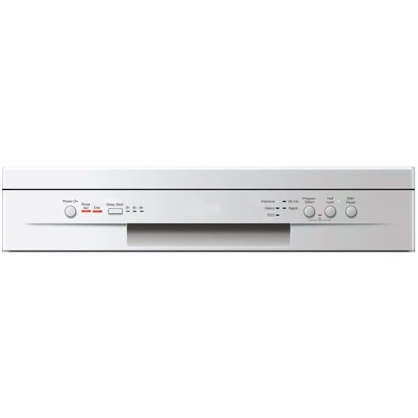 Emilia 60cm Freestanding Stainless Steel Dishwasher Model EDW65SS NEW63018616951041114