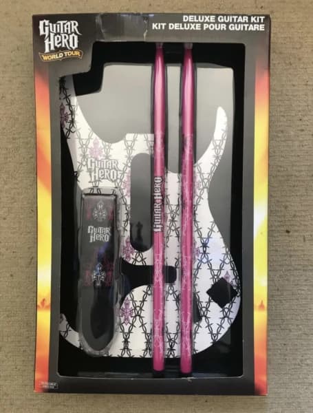 Wii Guitar Hero World Tour Guitar Kit