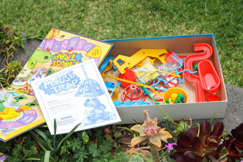 Vintage MOUSE TRAP Board Game Complete Milton Bradley MOUSETRAP 